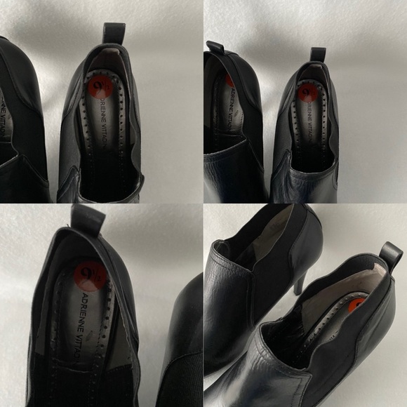 Adrienne Vittadini Size 9 1/2 Black Heeled Bootie - Picture 5 of 8